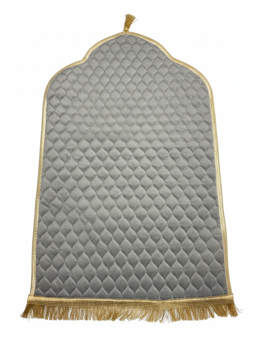 🌙 Tapis de Prière Matelassé "Confort Premium" – 9 Coloris au Choix