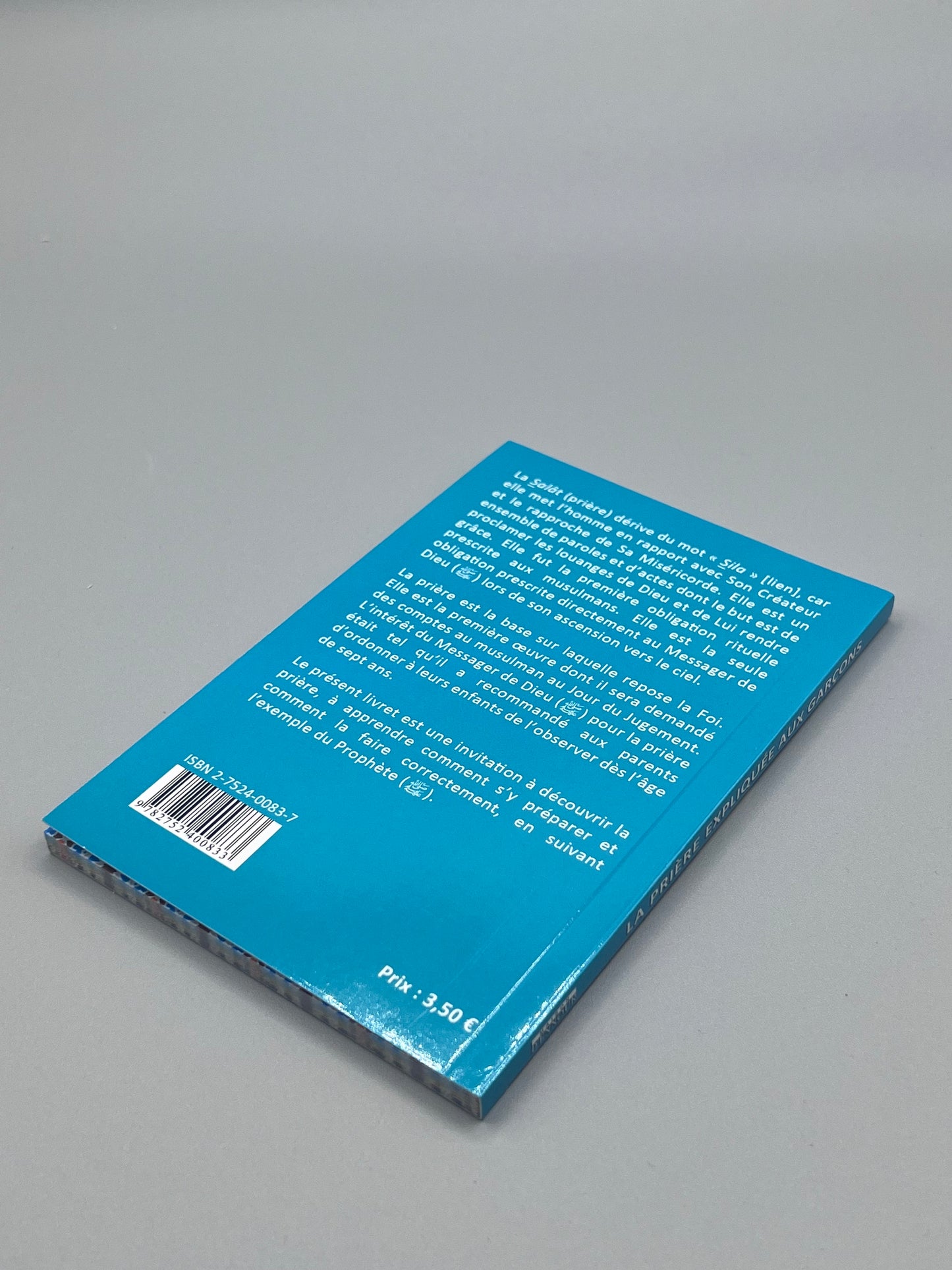 La prière expliquée aux garçons