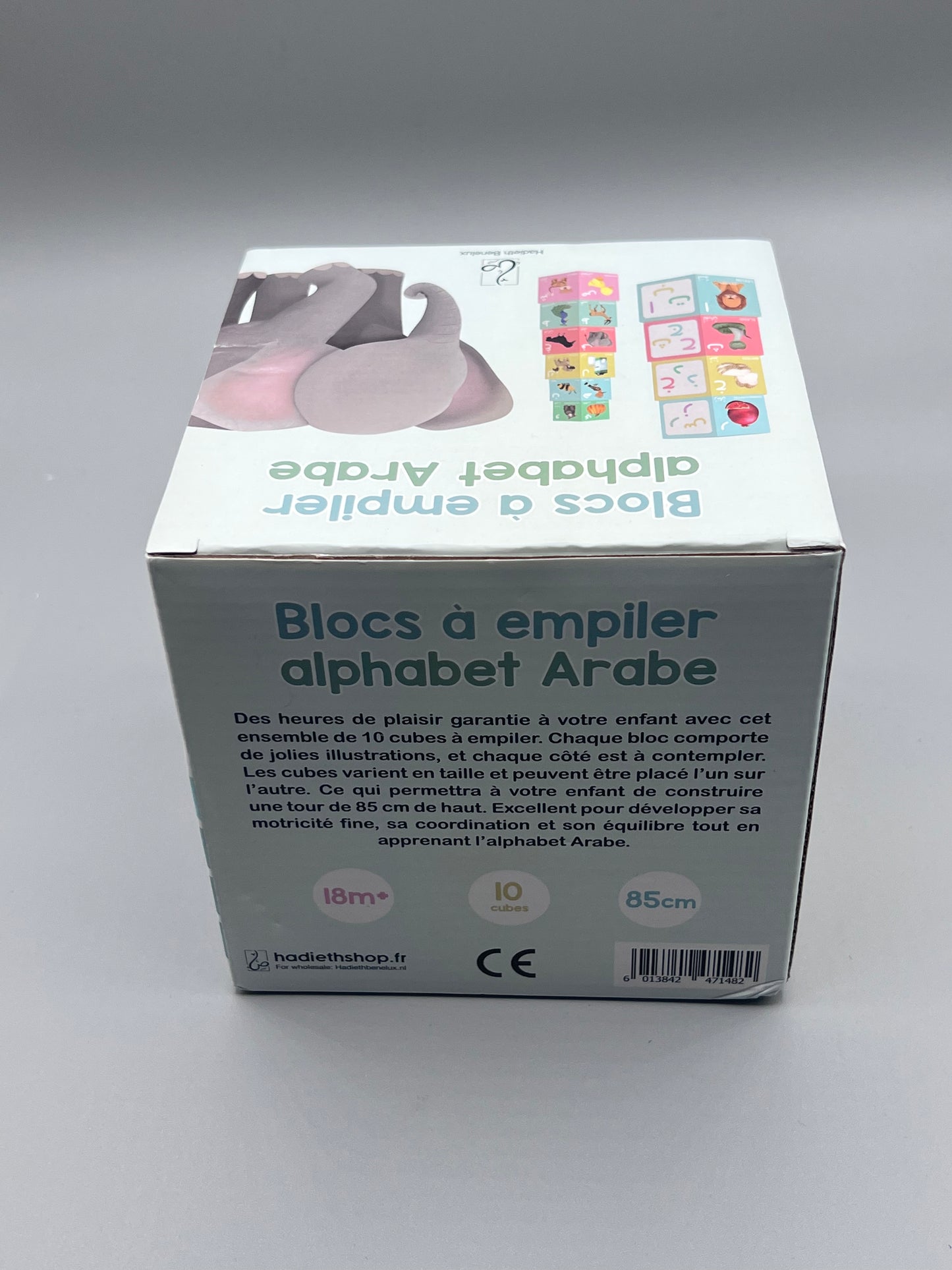 Bloc à empiler alphabet arabe