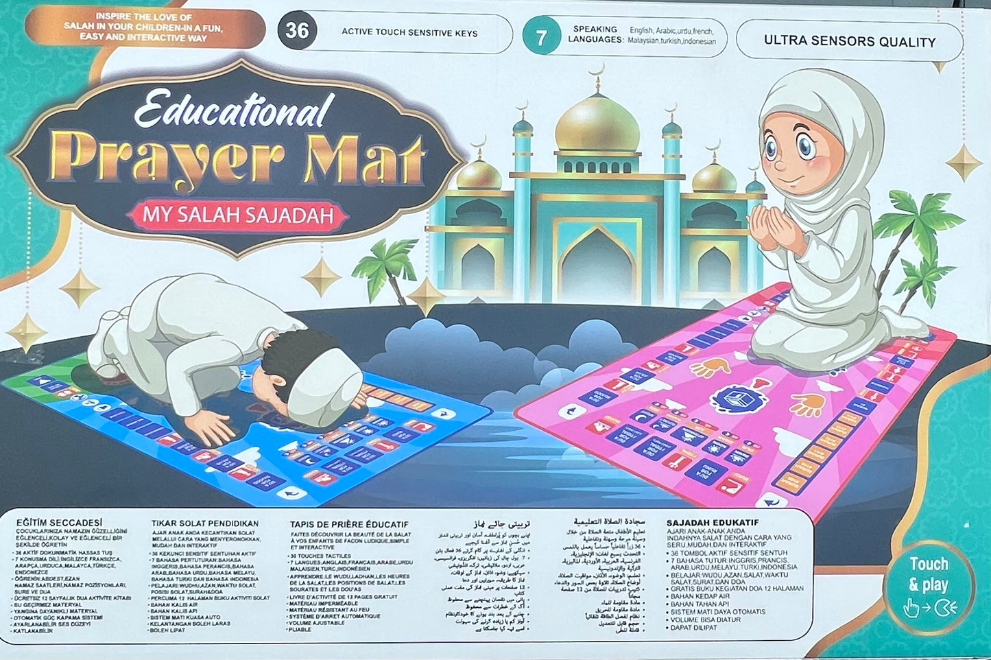 Tapis de prière éducatif