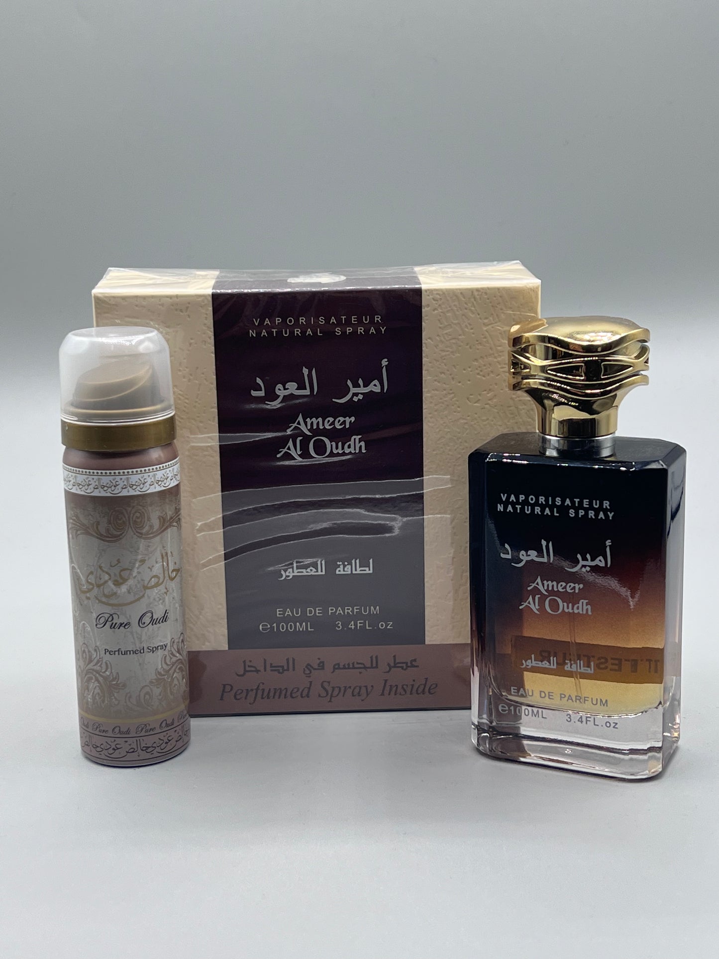 Ameer Al Oudh Eau de Parfum (100 ML) + désodorisant