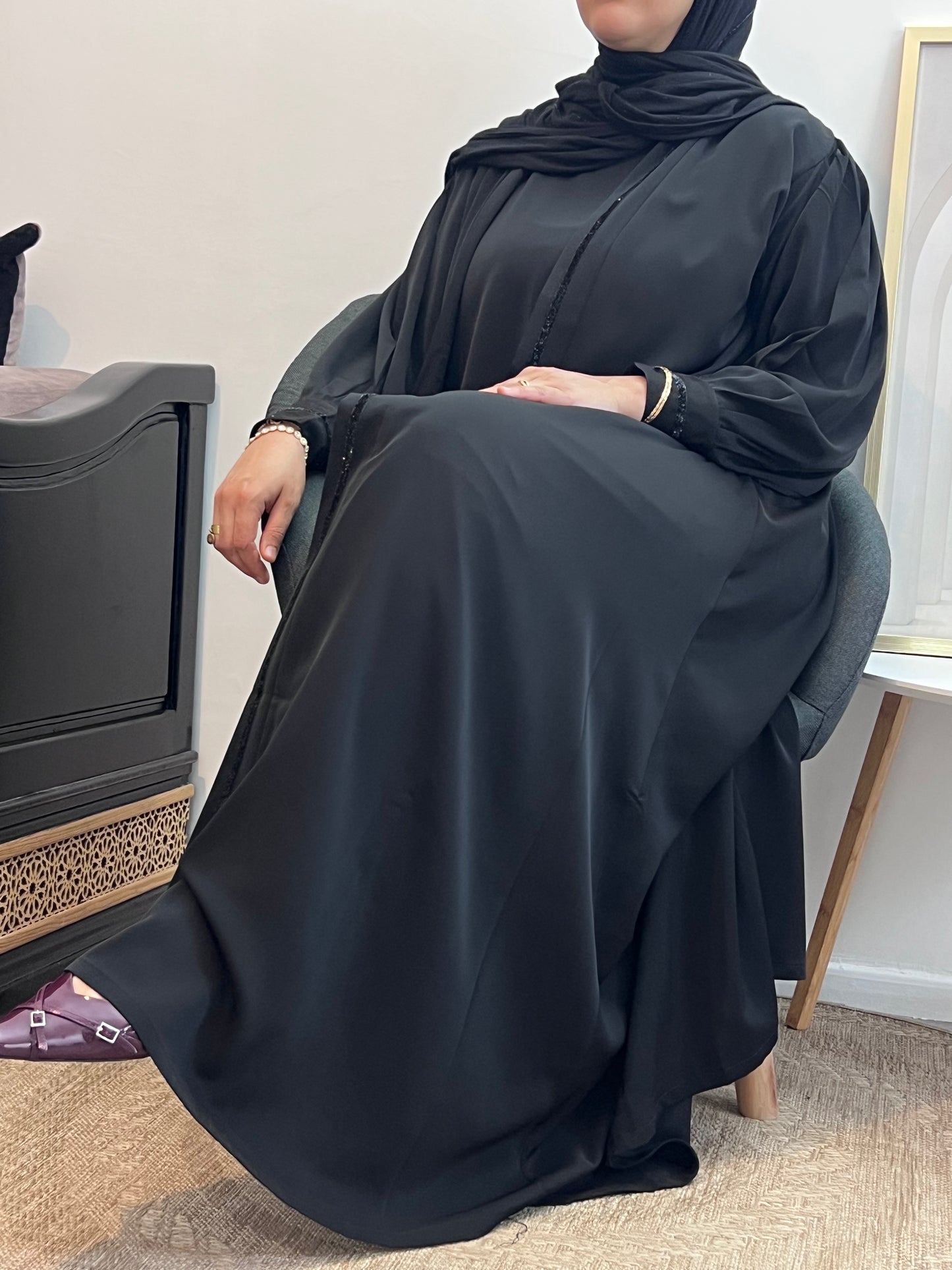 Kimono 2 Pièces Pailleté – Glamour et Élégance