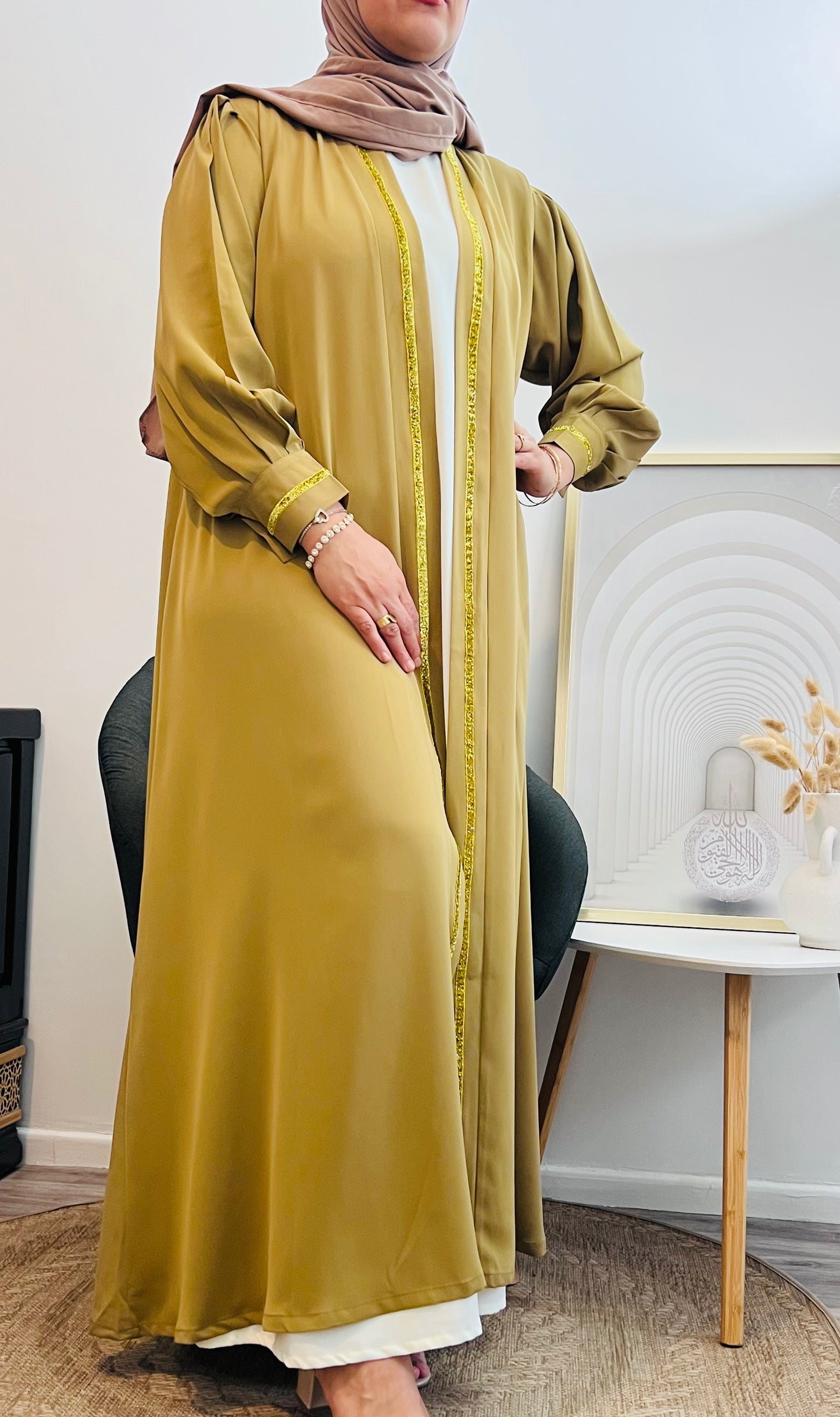 Kimono 2 Pièces Pailleté – Glamour et Élégance