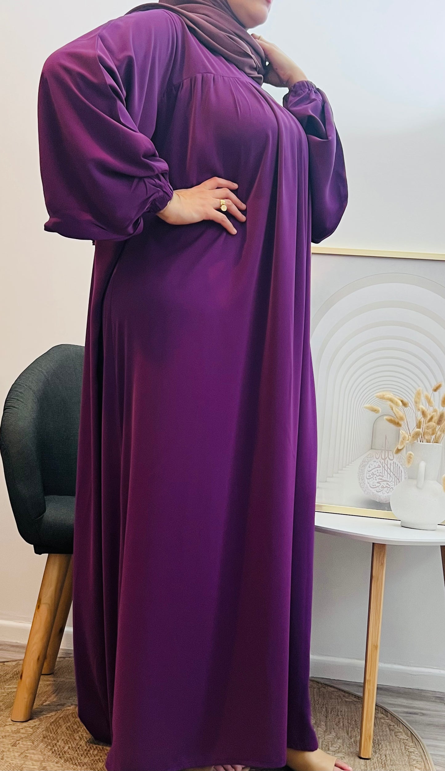Abaya Manche Ballon – Allure et Sophistication