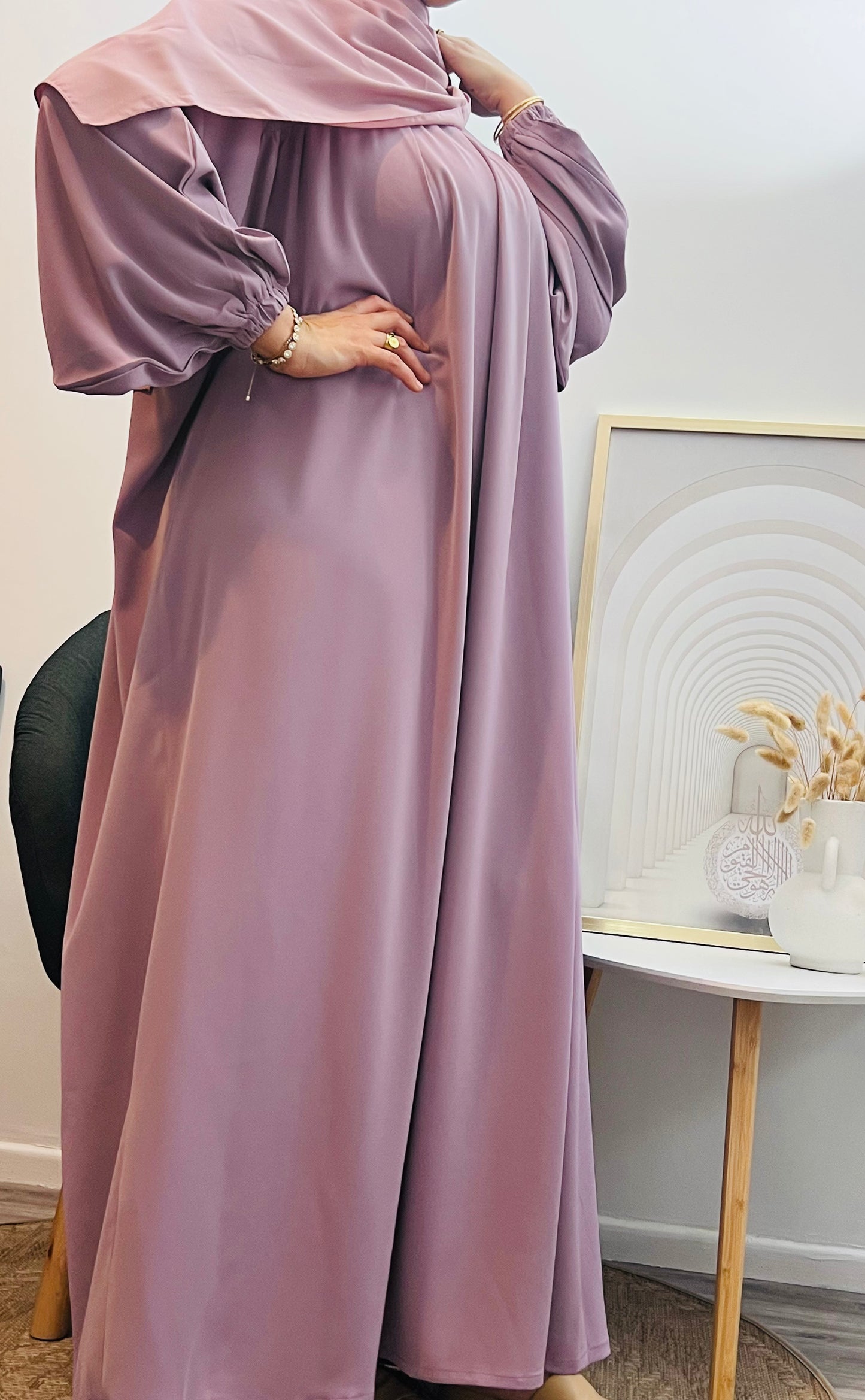 Abaya Manche Ballon – Allure et Sophistication