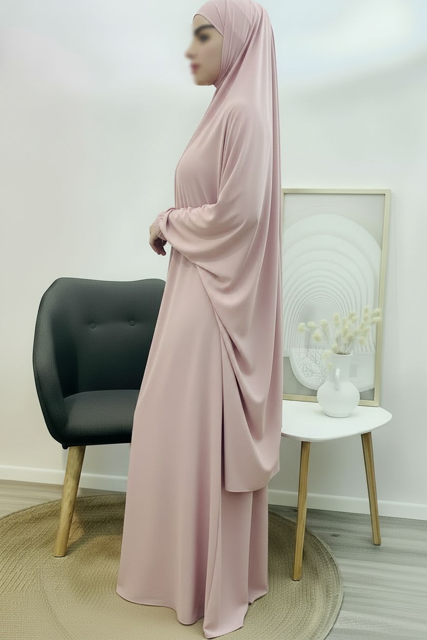 Ensemble de Prière (Jupe + Khimar) – Harmonie et Sérénité