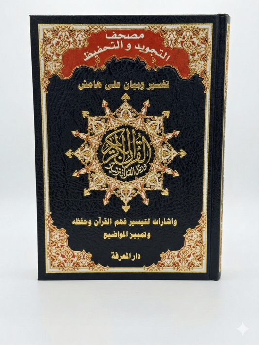 Coran d'Apprentissage & Tajwid (Couleurs) - Dar al-Maarifah - Édition Spéciale Mémorisation