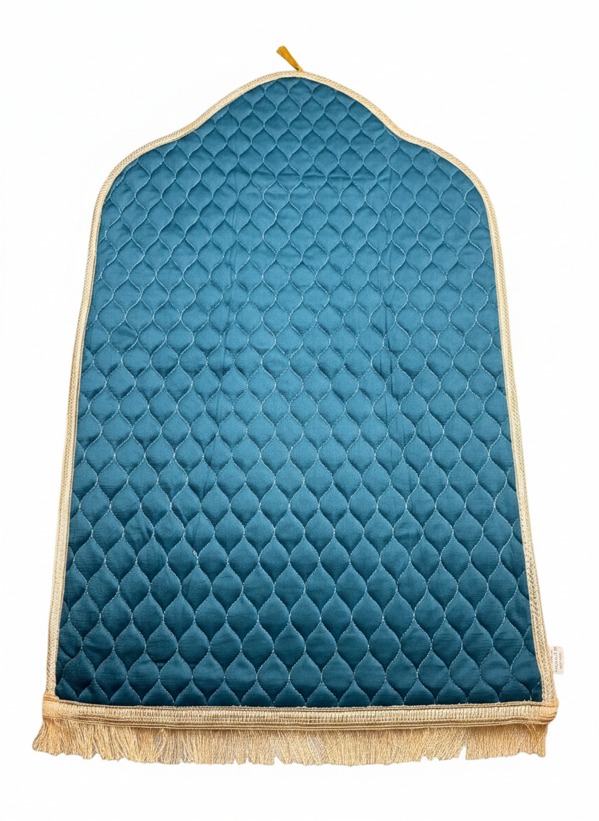 🌙 Tapis de Prière Matelassé "Confort Premium" – 9 Coloris au Choix