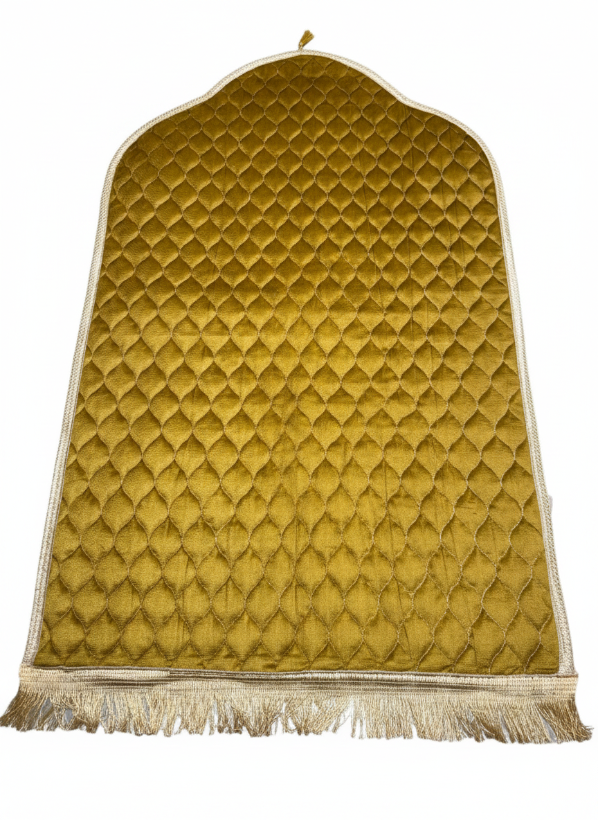🌙 Tapis de Prière Matelassé "Confort Premium" – 9 Coloris au Choix