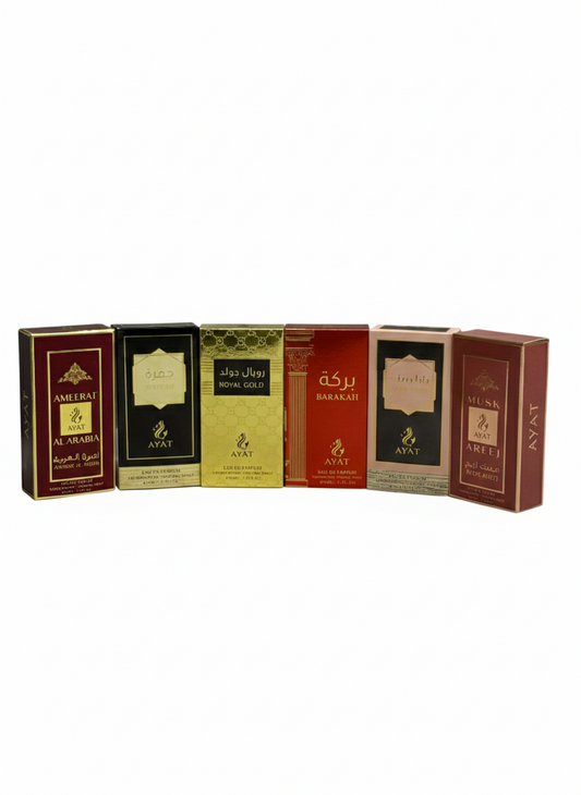 Lot Découverte : Collection Prestige par Ayat Perfumes Format : 6 x 50ml | Eau de Parfum