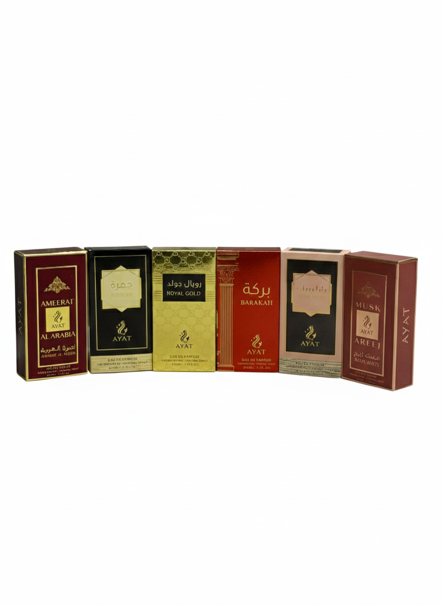 Lot Découverte : Collection Prestige par Ayat Perfumes Format : 6 x 50ml | Eau de Parfum