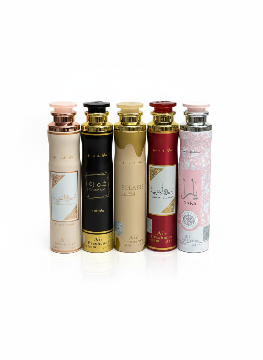 🌟 Pack Royal : Collection Air Fresheners Lattafa (Lot de 5)