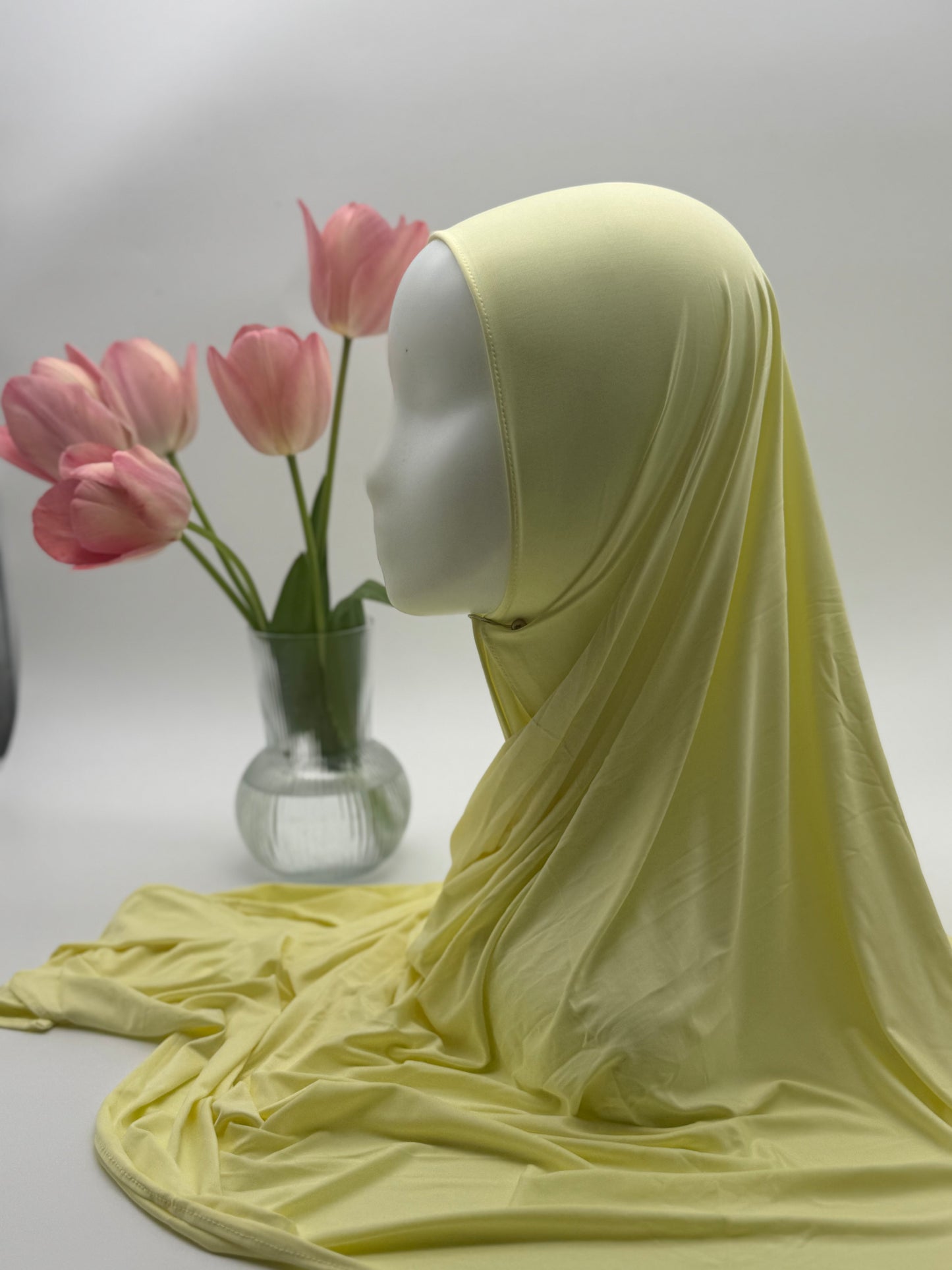 Hijab en Jersey Fluide "Premium Liquid" – Confort Absolu & Retombé Élégant