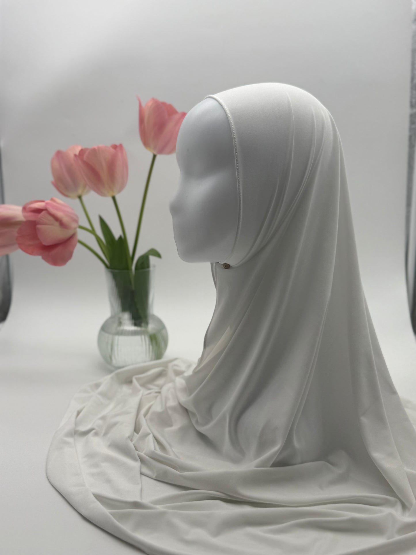 Hijab en Jersey Fluide "Premium Liquid" – Confort Absolu & Retombé Élégant