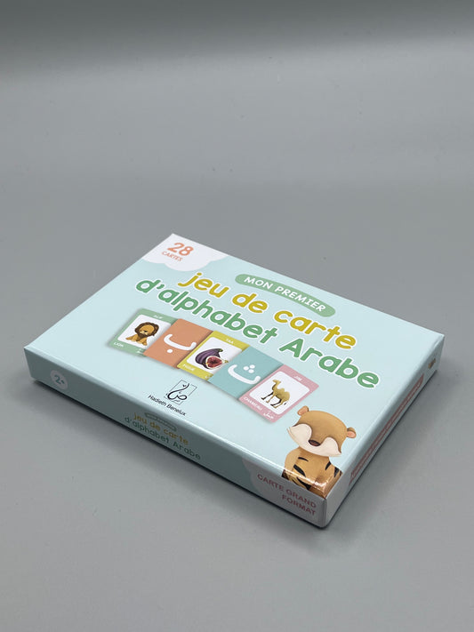 Jeu de carte d'alphabet arabe