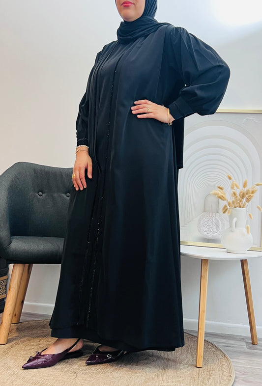 Kimono 2 Pièces Pailleté – Glamour et Élégance