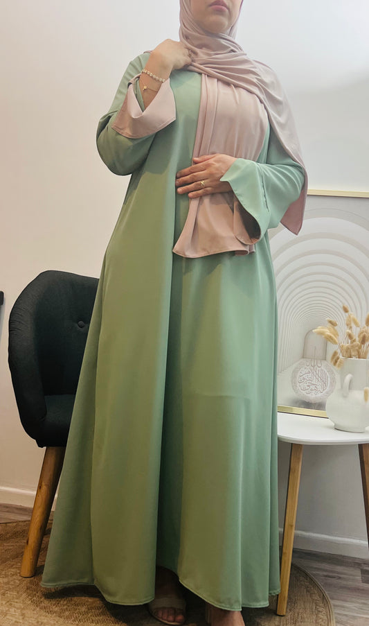 Abaya Manché Doublée – Élégance et Originalité