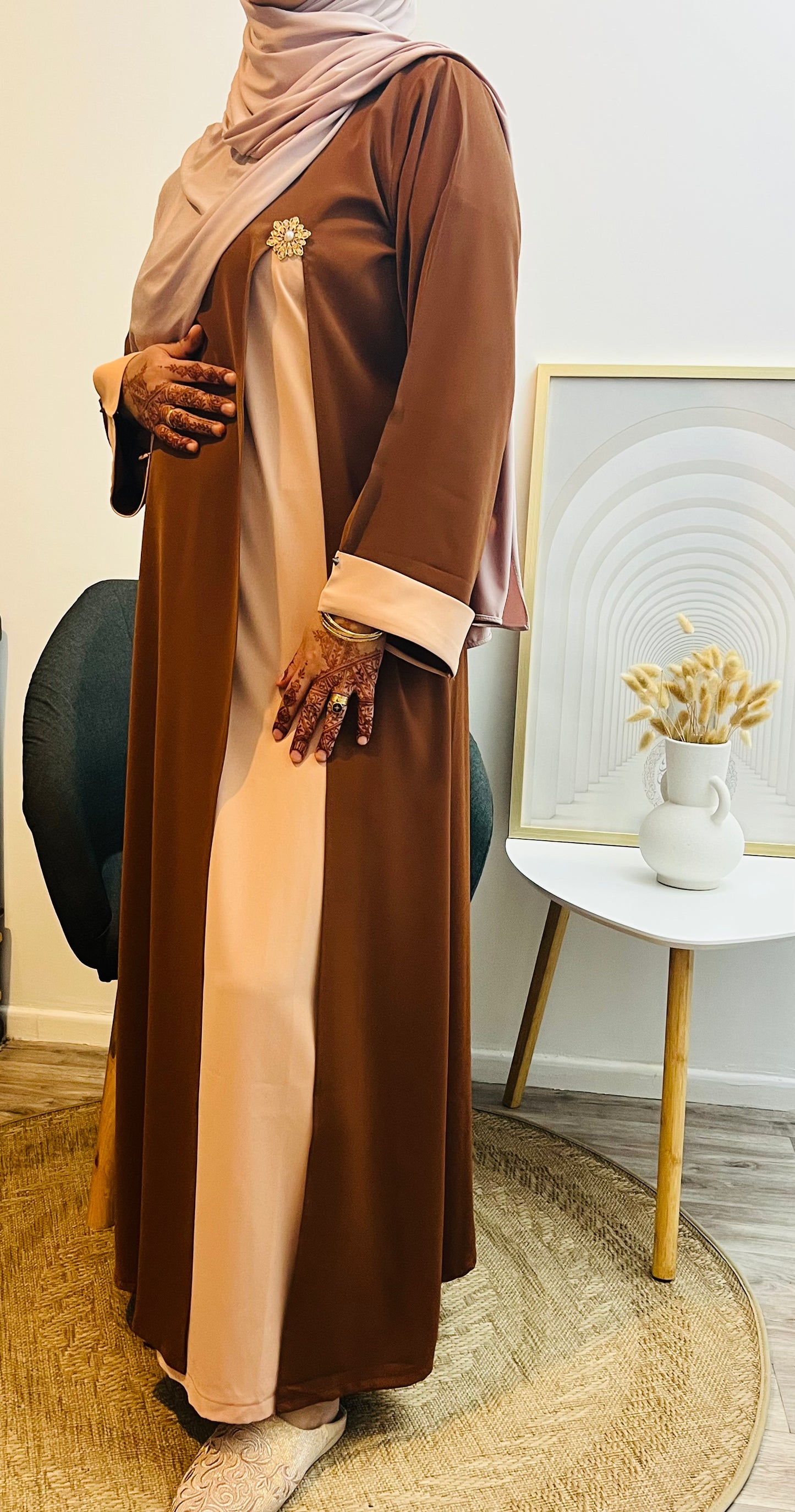 Abaya avec Jilbab – Élégance & Modestie Réunies