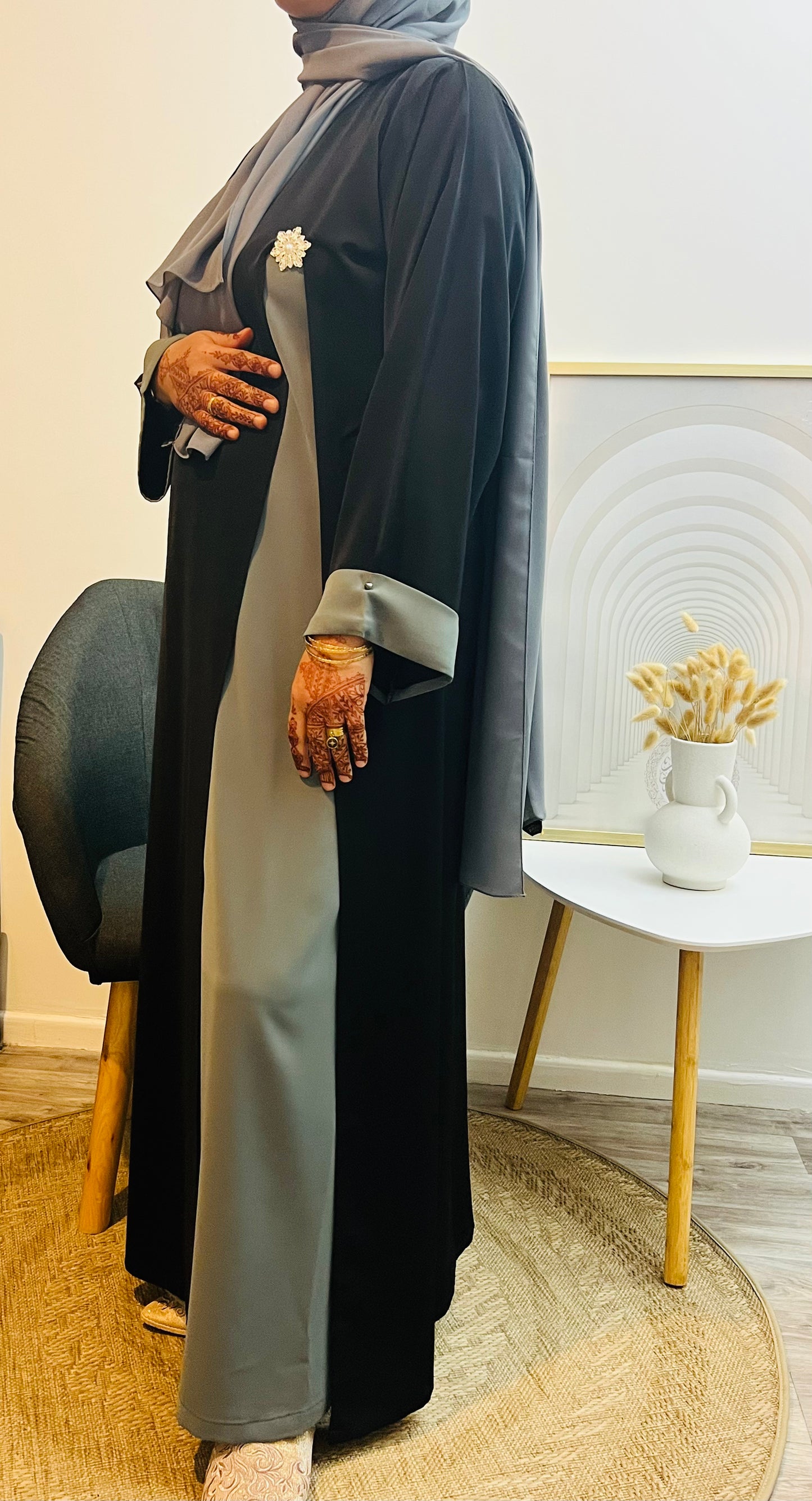 Abaya avec Jilbab – Élégance & Modestie Réunies