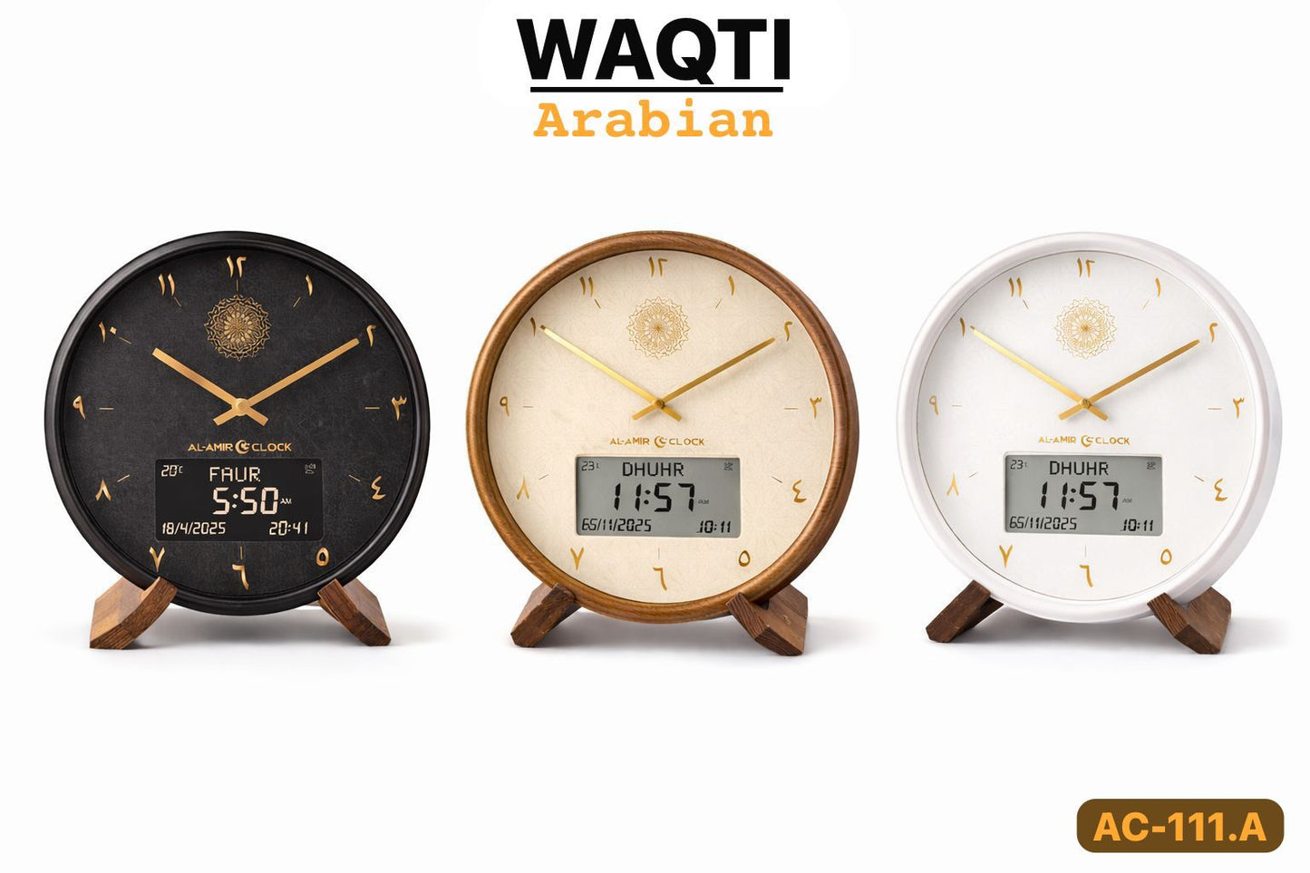 Horloge Al-Amir – Gamme WAQTI Prestige