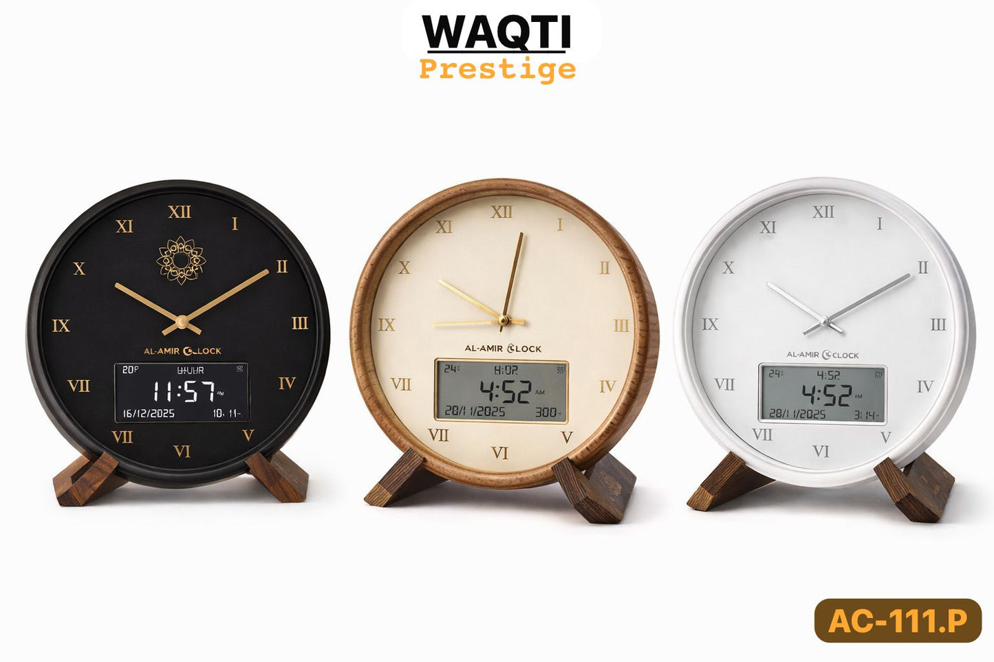Horloge Al-Amir – Gamme WAQTI Prestige