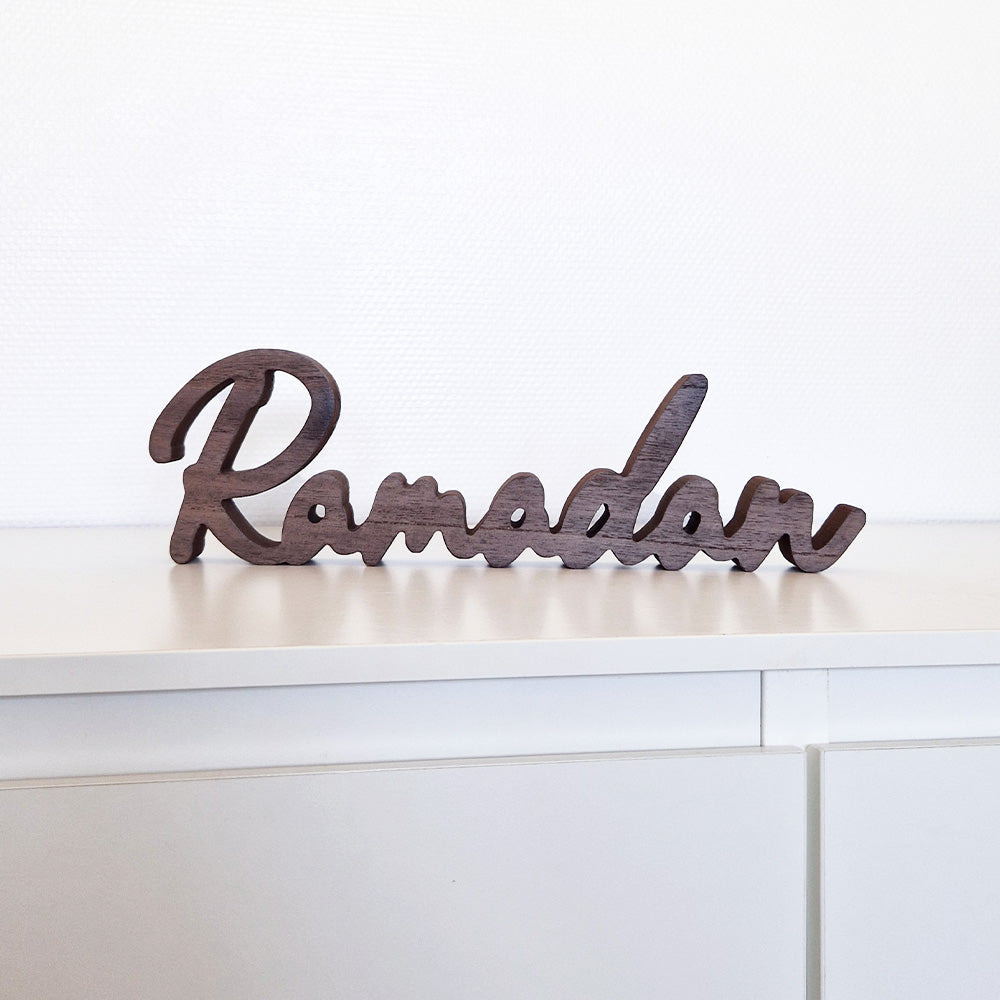 🌙 Décoration "Ramadan" en Bois MDF - Élégance & Tradition